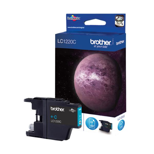 BROTHER LC-1220C CARTUCCIA CIANO PER DCP-J525W/DCP-J725DW/DCP-J925DW/MFC-J430W/MFC-J625DW/MFC-J825DW 300 PG